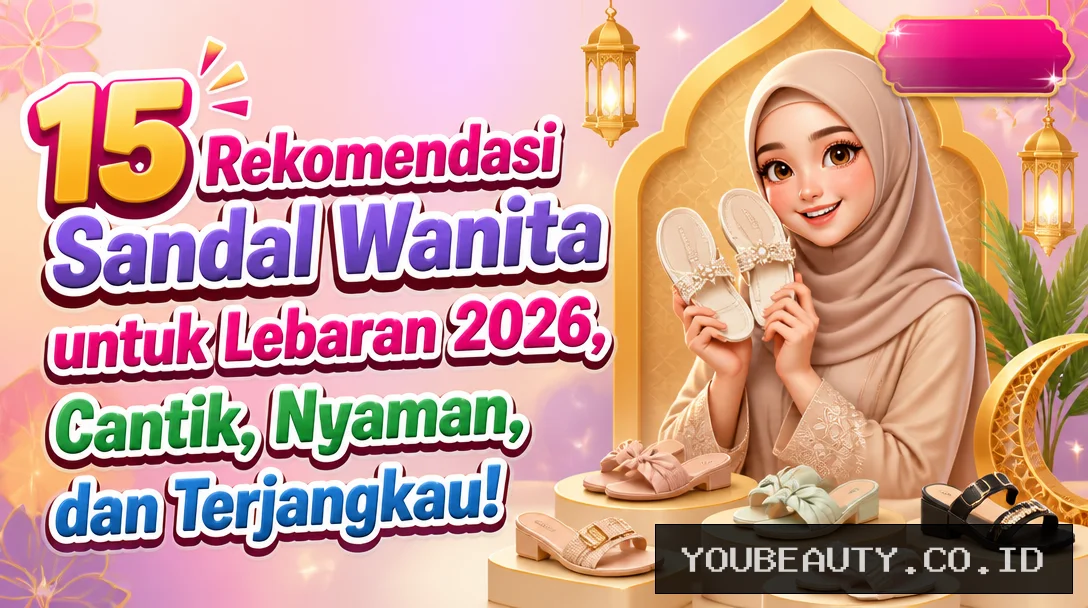 15 Rekomendasi Sandal Wanita untuk Lebaran 2026, Cantik, Nyaman, dan Terjangkau!