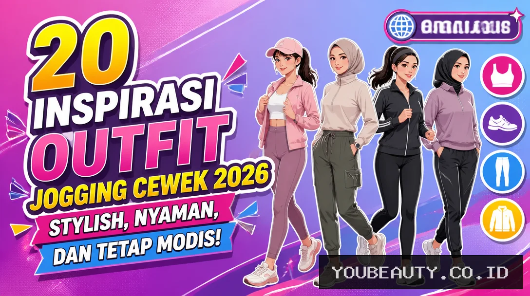 20 Inspirasi Outfit Jogging Cewek 2026, Stylish, Nyaman, dan Tetap Modis!