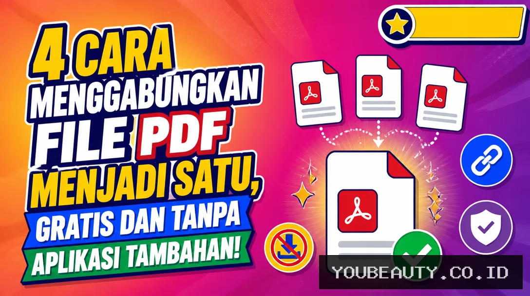 4 Cara Menggabungkan File PDF Menjadi Satu, Gratis dan Tanpa Aplikasi Tambahan!