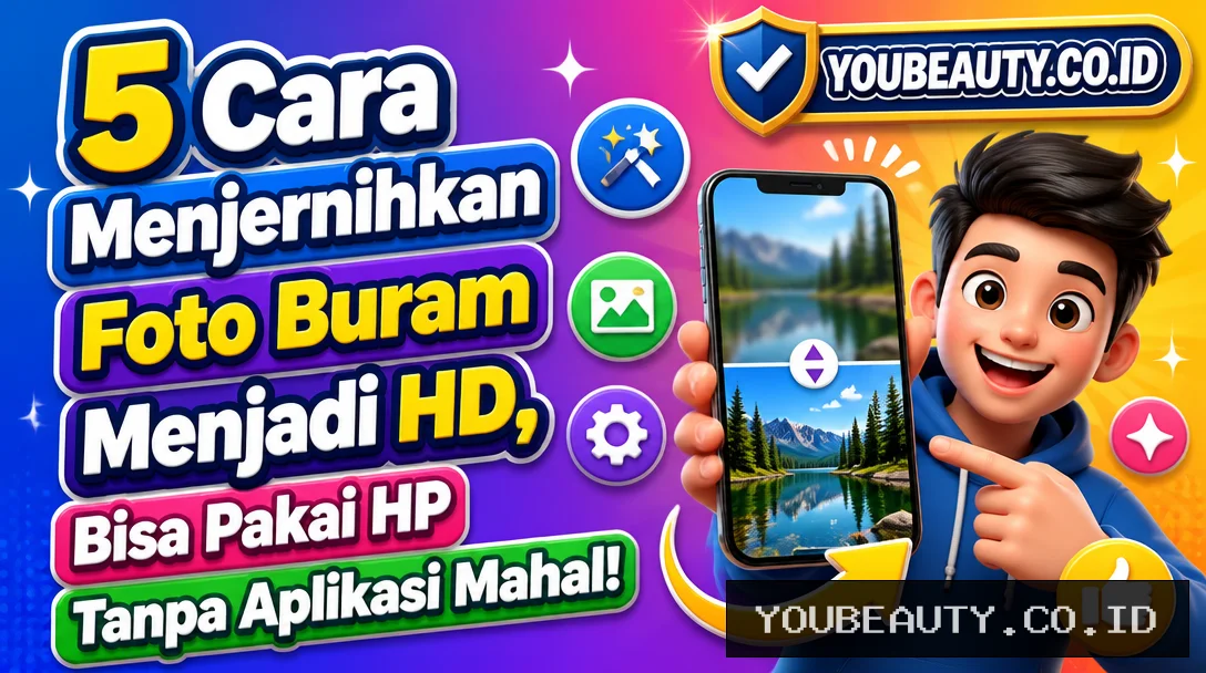 5 Cara Menjernihkan Foto Buram Menjadi HD, Bisa Pakai HP Tanpa Aplikasi Mahal!