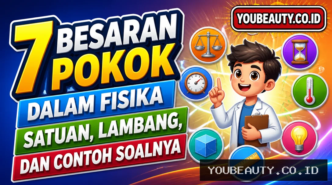 7 Besaran Pokok dalam Fisika, Satuan, Lambang, dan Contoh Soalnya