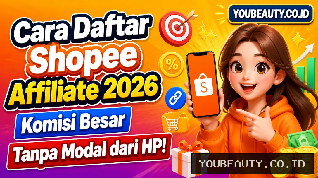 Cara Daftar Shopee Affiliate 2026, Komisi Besar Tanpa Modal dari HP!