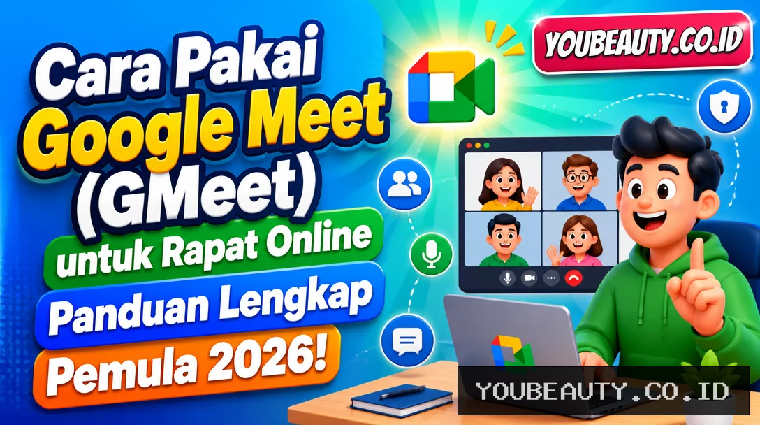 Cara Pakai Google Meet (GMeet) untuk Rapat Online, Panduan Lengkap Pemula 2026!