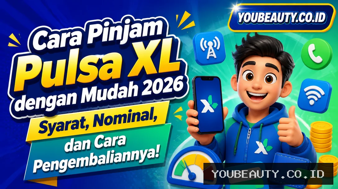 Cara Pinjam Pulsa XL dengan Mudah 2026, Syarat, Nominal, dan Cara Pengembaliannya!