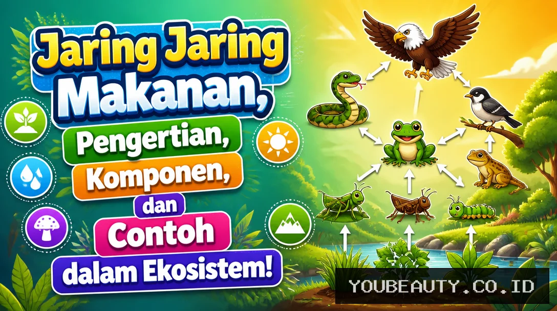 Jaring Jaring Makanan, Pengertian, Komponen, dan Contoh dalam Ekosistem!