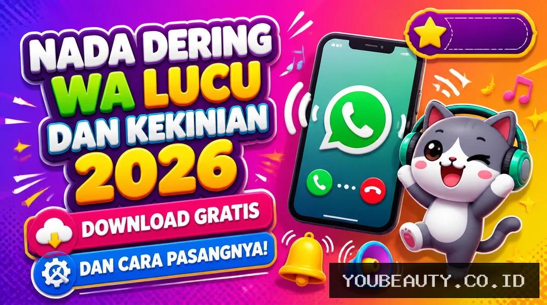 Nada Dering WA Lucu dan Kekinian 2026, Download Gratis dan Cara Pasangnya!