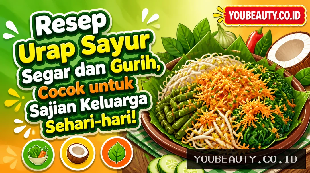 Resep Urap Sayur Segar dan Gurih, Cocok untuk Sajian Keluarga Sehari-hari!