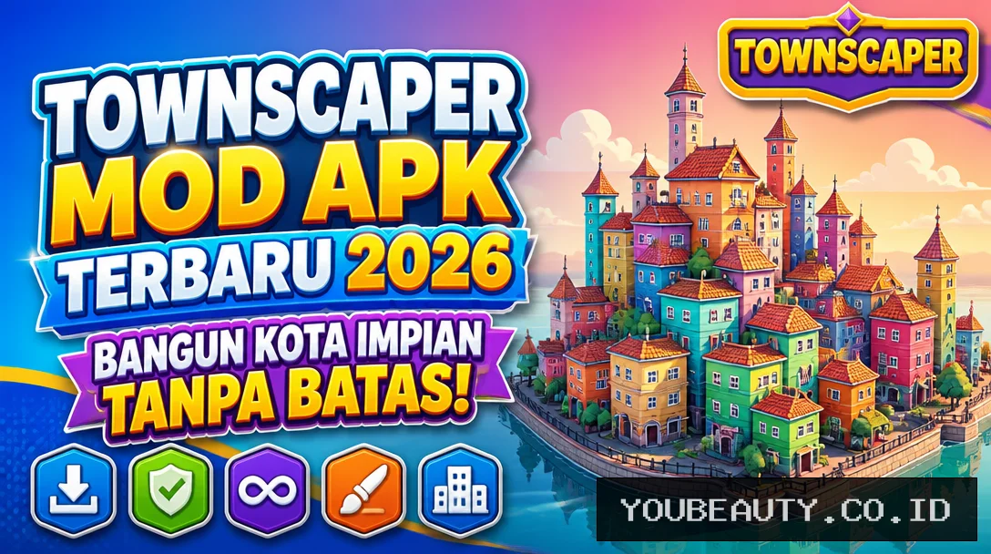 Townscaper Mod APK Terbaru 2026, Bangun Kota Impian Tanpa Batas!