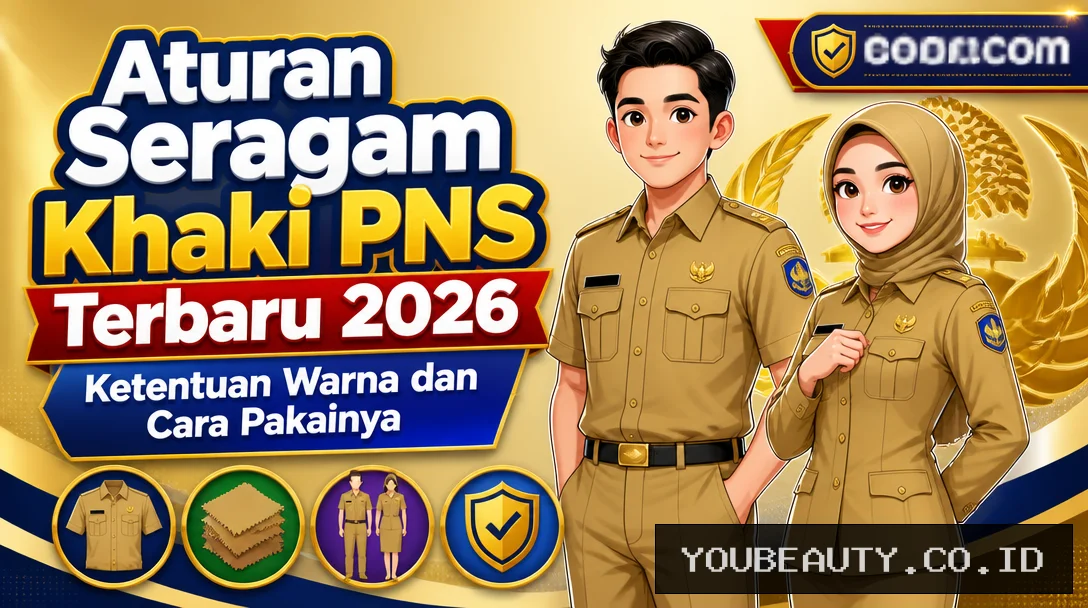Aturan Seragam Khaki PNS Terbaru 2026, Ketentuan Warna dan Cara Pakainya