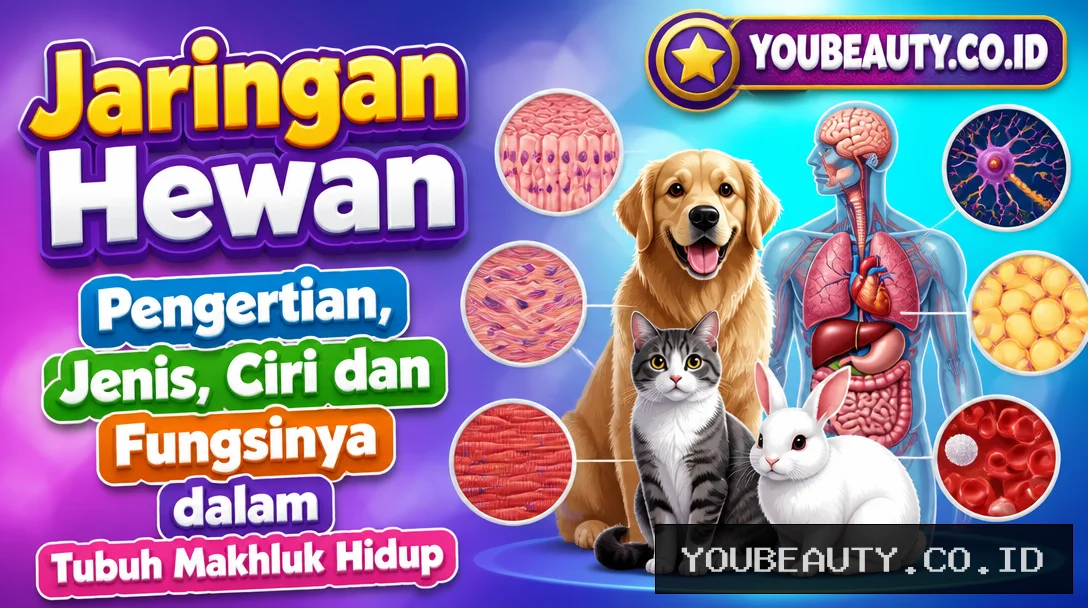 Jaringan Hewan, Pengertian, Jenis, Ciri dan Fungsinya dalam Tubuh Makhluk Hidup