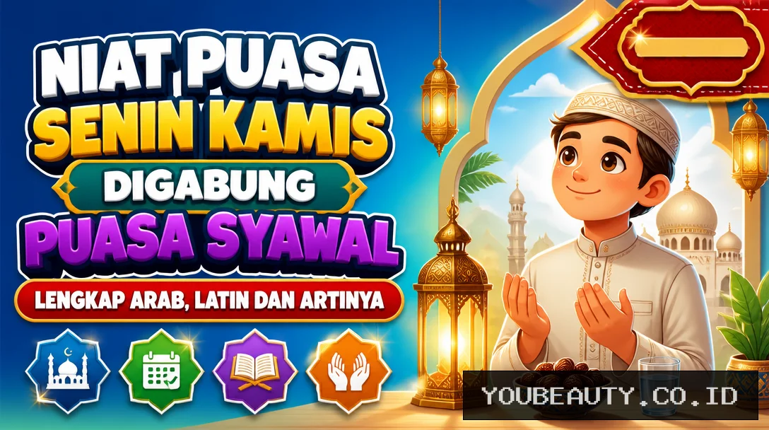 Niat Puasa Senin Kamis Digabung Puasa Syawal Lengkap Arab, Latin dan Artinya